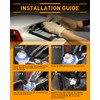 LESAUCE Full LED Clear Lens License Plate Light For 2003-2018
