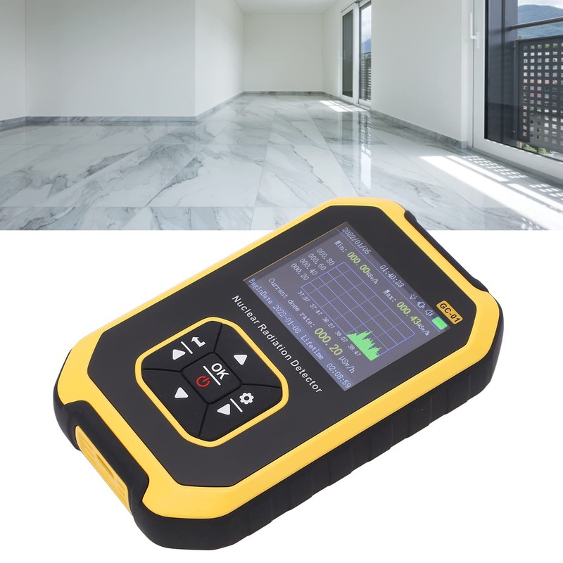Digital Geiger Counter Radiation Detector for Real Time Monitoring of