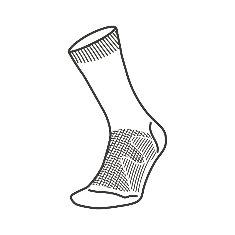 Moggans Midweight Merino Wool Crew Socks (UK, Alpha, M, Regular,