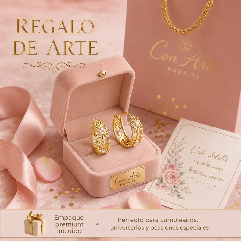 arrancadas aretes/joyeria dorada/joyeria dorada mujer/aretes mujer - Arracadas Aretes Oro