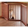 Folding Wood Pet Gate- 3 Sections