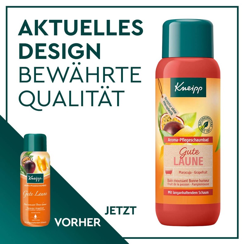 Kneipp Aroma Care Foam Bath with Maracuja and Grapefruit 400