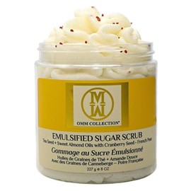 OMM Collection Exfoliante De Azúcar Natural De Pera Francesa: Exfoliante Corporal, De Manos Y De Piernas. Limpieza Profunda E Hidratación. Nutritivo, Hidratante Y Exfoliante.