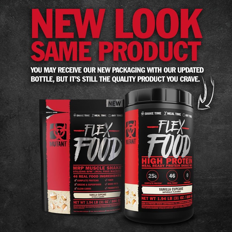 Flex Food Vanilla Cupcake 880 g