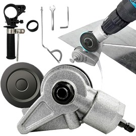 Cortador de placa de taladro eléctrico actualizado, accesorio de taladro de metal Nibbler, cortador de chapa, tijeras de metal con adaptador, corte de taladro Pro, hierro de corte, acero, cobre,