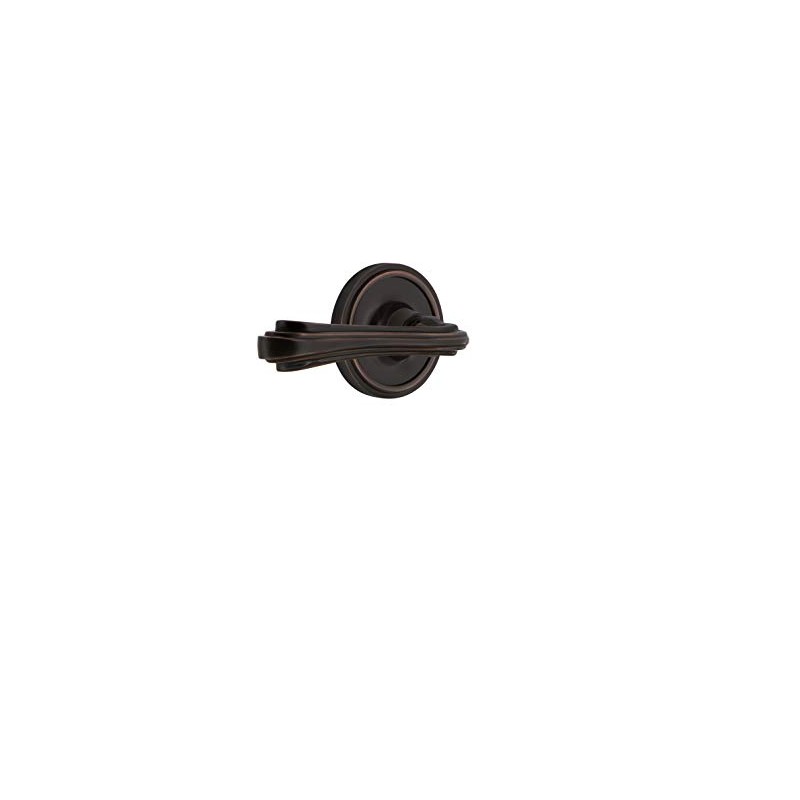 Nostalgic Warehouse Classic Rose Privacy Fleur Lever in Timeless Bronze