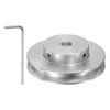 sourcing map Single Groove Pulley 6 mm Fixed Bore 60