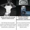 EDWINAYY Drenaje de Piso Antiolor para Ducha - Esagüe Redondo