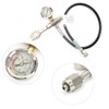 Outdoor Stainless Steel 347 Hex Gauge Valve High Pressure Black