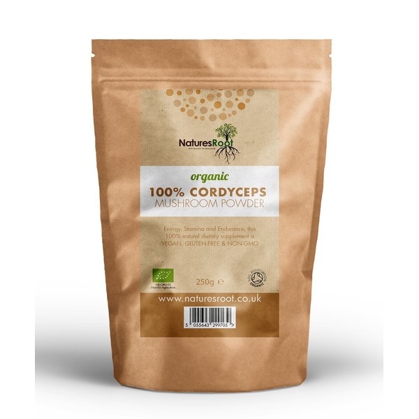 Natures Root Organic Cordyceps Mushroom Powder 60g