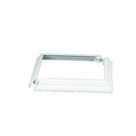 6" x 6" White Two Piece Vinyl Post Trim Skirt for Vinyl Post/Sleeve | DO NOT FIT Post Wraps - USE for Smooth Vinyl Post Sleeves | True 6" X 6"