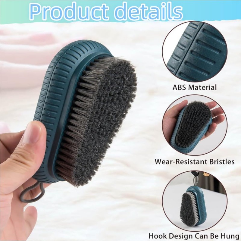 DACUAN 2 PCS Heavy Duty Nail Brush for Cleaning Fingernails,