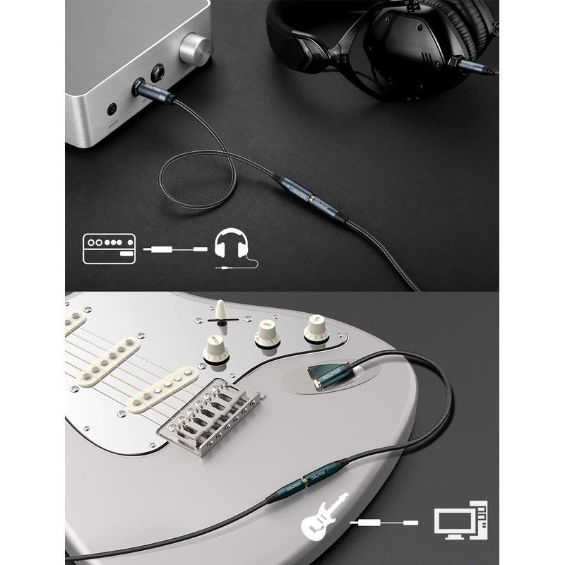 Stereo Standard Plug Convert SOLMIMI 3.5mm Mini Female to 6.35mm