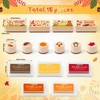 15Pcs Fall Wooden Rubber Stamps Set Autumn DIY Craft Card