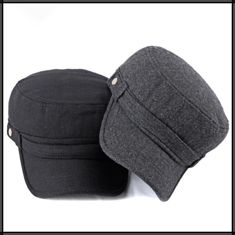 White Fang CZ136 Military Hat, Work Cap, Stylish, Stylish, Simple,