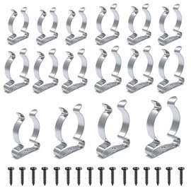 16 Pcs Tool Holder Garage Shed Storage Grip Tidies Wall Mounted,Tool Clips Storage,Tool Spring Terry Clips 13/16/ 19/ 25mm,Wall Mounted Tool Spring Terry Clips for Garages Sheds Yards Cupboards