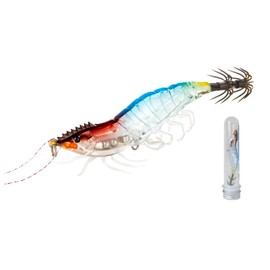 FINNECT Egi No. 3.0 Far Throw with Built-in Rattle Rattle Fishing Lure, Octopus Fishing, 0.5 oz (14.5 g), 3.9 inches (100 mm), Ocean Flare