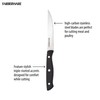 Farberware Triple Riveted Steak Knife Set, 6-Piece, High-Carbon Stainless Steel