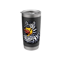 Zebra Rubber Duck Stainless Steel Insulated Tumbler