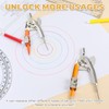 2 Pack Geometry Tool Set, Math Compass for Geometry and