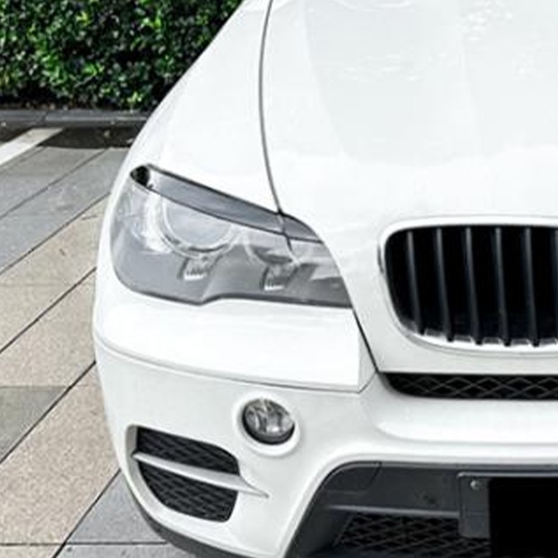 1 Pair Headlight Eyebrow Left Right Fade Proof Front Headlight
