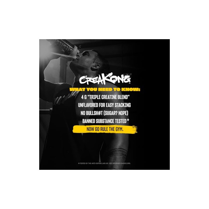 Mutant Creakong, Creatine Supplement and Workout Boost Absorption Accelerator with