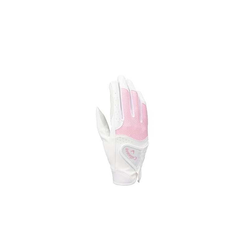 Callaway Gloves HYPER GRIP DUAL WMS WHT/PNK 20 23 (20