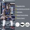 Novetec 2 Pairs Calf Compression Support, White
