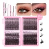 804 Kit Pestañas Maquillaje Completo Diy Extension 9-18mm