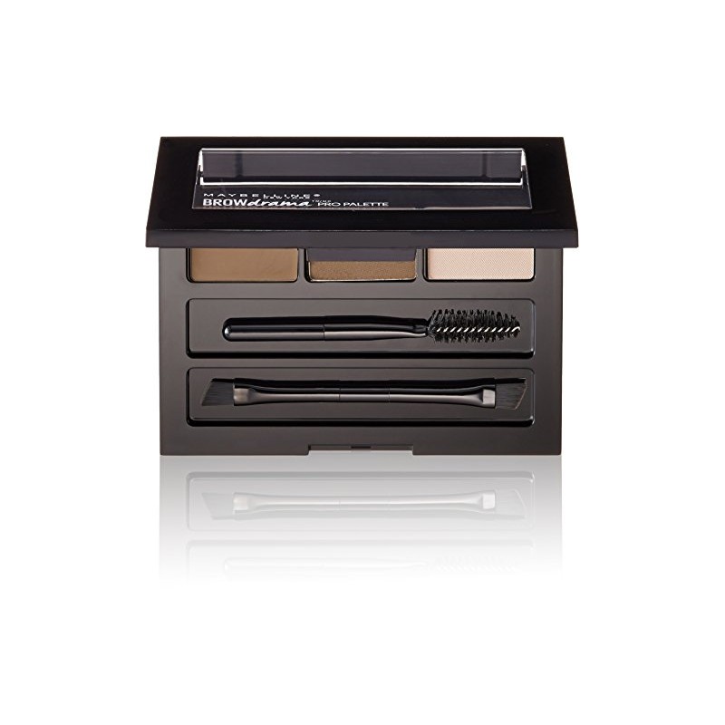 Maybelline New York Brow Drama Pro Eyebrow Palette, Soft Brown,