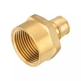 EFIELD 10PCS Pex-A  1/2"x3/4" Female Adapter Expansion Brass Fittings, Lead Free