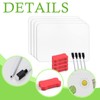 12Pcs Mini Whiteboard Set A4 Whiteboard 4Pcs Small Whiteboard with