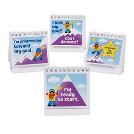 Fun Express Proficiency Scales Mini Flip Charts - 12 Pieces - Educational and Learning Activities for Kids