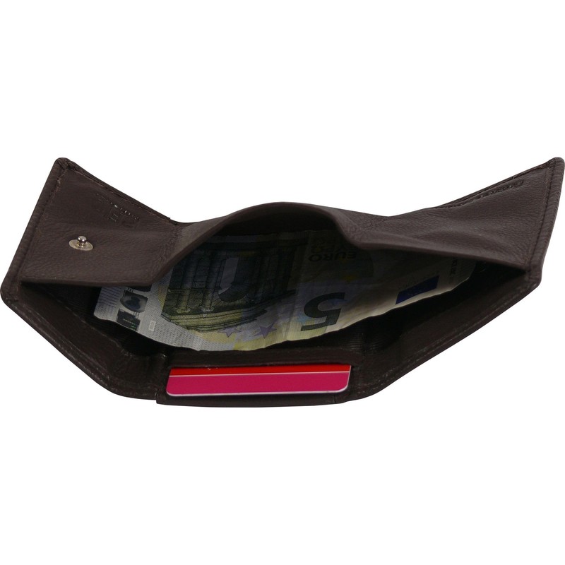 Harrys-Collection Women's Men's Small Handy Wallet Soft Nappa Leather RFID