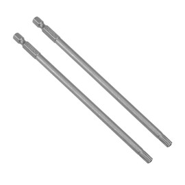 sourcing map Pack of 2 1/4 Inch Hexagonal Shank 150 mm Length Torx Security T30 Screwdriver Bits