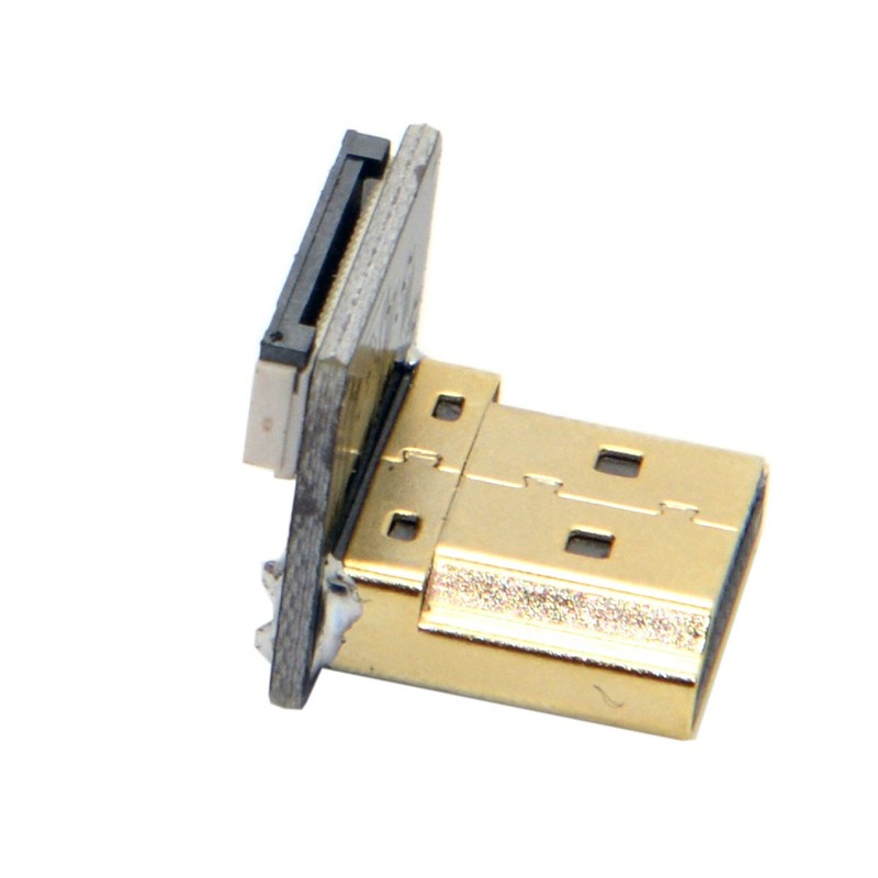 cyfpv Up de 90 grados Ángulo HDMI Tipo A macho