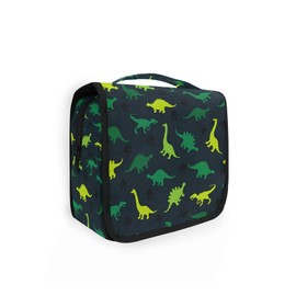 Moyyo Cute Dinosaurs Animals Paw Travel Wash Organised Hanging Gym Camping Cosmetic Organiser Bag for Women Girls Kids