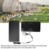 10W Solar Panel Powered Fan Efficient Fast Cooling Solar Powered