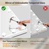 FENCHILIN Vanity Mirror with Lights, Hollywood Lighted Makeup Mirror with