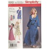 Simplicity Sewing Pattern 8013R5 Misses' Vintage 1970's Dresses', Paper, White,