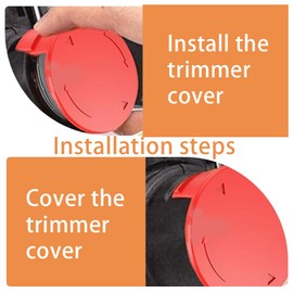 Grass Trimmer Spool Cap, Pack of 3, Compatible with Bosch AFS 23-37, Replacement Part for Trimmer Line and Cutting Machine, Spool Cover, Replacement Spool Covers