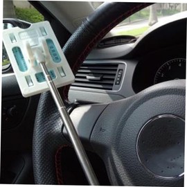 PACKOVE 2pcs Telescopic Payment Card Holder for Car Parking Durable and Stylish Parking Aid Portable Handheld Rod Holder for Contactless Payment and Garage Use