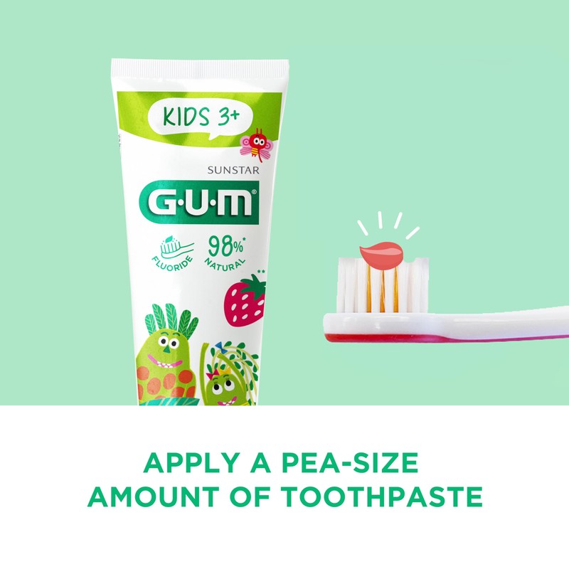GUM Kids Tooth Gel 3+ | Especially for Milk Teeth