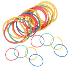 VILLFUL 60PCS Rubber Bands for Geoboards Elastic Rings for Crafts Office and Home Use Compatibility for Geoboard Projects Vibrant Mixed Colors Ample Supply for Long Term Use