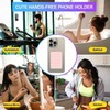 Universal Self-adhesive Suction Cup Phone Holder, 1 Count Silicone Phone