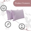 Superity Linen Pillow Cases Standard Size - Open Enclosure -