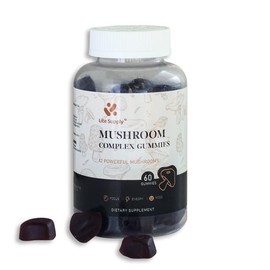 Lion's Mane Mushroom Complex Gummies,12 in 1 Powerful Mushroom - Malitake, Shiitake, Reishi, Cordyceps, Chaga, Turkey Tail, White Button, Black Fungus, Royal Sun,| Energy | Mood | Focus for Men Women