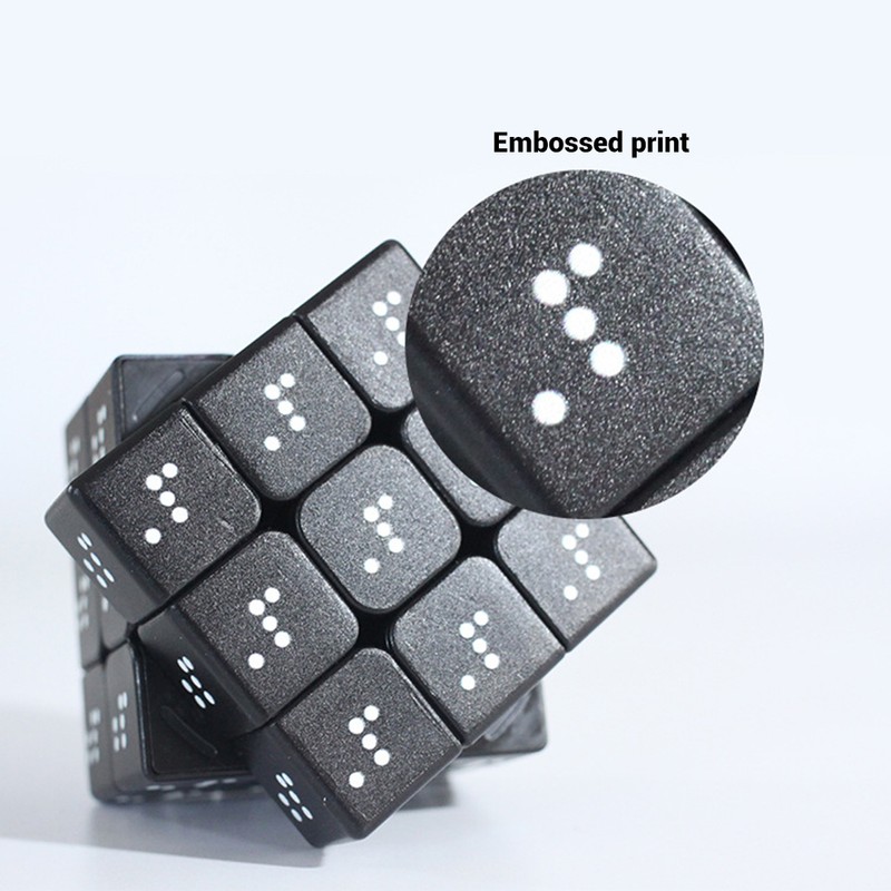 Blind Braille Fingerprint Learning Puzzle Educational Toys Gifts for Children