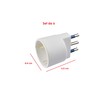 Poly Pool Set of 6 Adaptors Large 16 A and