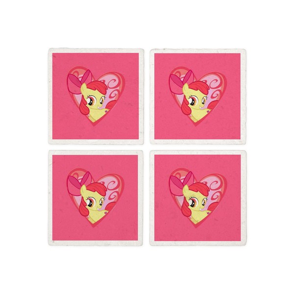 CafePress My Little Pony Apple Bloom Tumbled Stone - Set